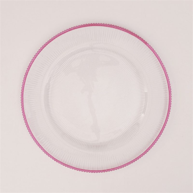 Wholesale Glass Charger Plate PZ-020 - Image 6